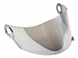 VISEIRA CAPACETE LS2 FF358 / FF396 / HELT STRADA INJETADA CROMADA POLIVISOR