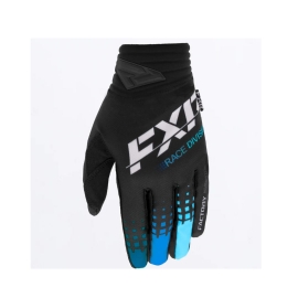 LUVA FXR RACING PRIME MX BLACK BLUE