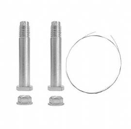 PINO PEDALEIRA KX250 05/07 E 20/23 KXF250 05/21 KX450 20/23 KXF450 07/21  PORCA AUTO LOCK PAR BMS