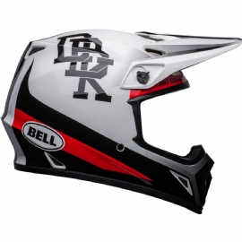 CAPACETE BELL MX9 MIPS TWITCH DBK WHITE BLACK