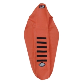 CAPA BANCO KTM 11/16 5 STRIPES LARANJA TIRAS PRETAS 5INCO