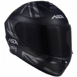 CAPACETE ASX DRAKEN UK FOSCO PRETO CINZA