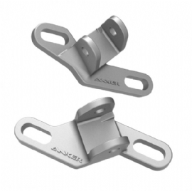 SUPORTE PEDALEIRA CRF230 PAR C/ REGULAGEM INOX POLIDO ANKER