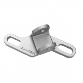 SUPORTE PEDALEIRA CRF230 ESQUERDO C/ REGULAGEM INOX POLIDO ANKER
