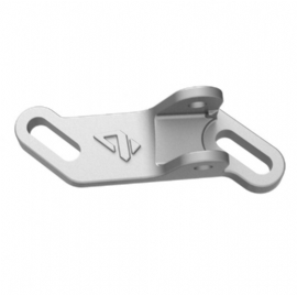 SUPORTE PEDALEIRA CRF250F ELEVADO DIREITO C/ REGULAGEM INOX POLIDO ANKER