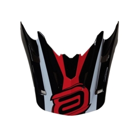 PALA CAPACETE ASW FACTORY 18 PRETO VERMELHO