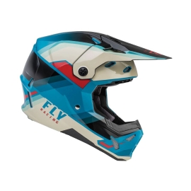 CAPACETE FLY FORMULA CP RUSH BLACK STONE DARK TEAL