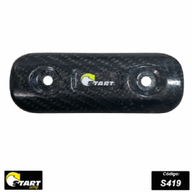 PROTETOR CURVA ESCAPAMENTO UNIVERSAL CARBONGLASS START RACING