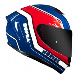CAPACETE NORISK SUPRA ACE BLUE RED