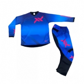 KIT CALCA CAMISA MATTOS RACING PRISMA 23 AZUL
