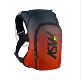 MOCHILA HIDRATACAO ASW TANK 3L CINZA LARANJA GRADIENTE