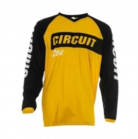CAMISA CIRCUIT MAREA PRETO AMARELO BRANCO