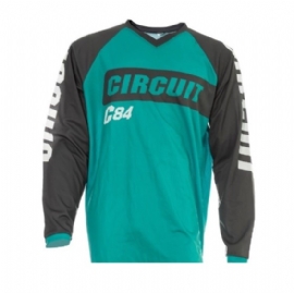 CAMISA CIRCUIT MAREA CINZA VERDE BRANCO