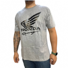 CAMISETA FACTORY RACE WEAR HONDA CINZA