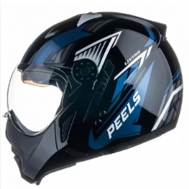CAPACETE PEELS MIRAGE LIVING PRETO AZUL