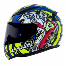 CAPACETE LS2 RAPID FF353 ALEX BARROS BLUE
