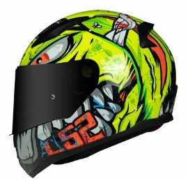 CAPACETE LS2 RAPID FF353 BADASS YELLOW