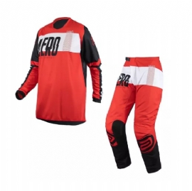 KIT CALCA CAMISA ASW IMAGE 24 SPLIT VERMELHO PRETO BRANCO