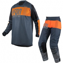 KIT CALCA CAMISA ASW IMAGE 24 SPLIT CINZA LARANJA