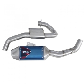 ESCAPAMENTO CRF250F STRONG F3 AZUL ALTO BRILHO FOCO RACING