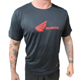 CAMISETA DRY FIT HONDA PRETO