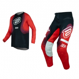 KIT CALCA CAMISA ASW CONCEPT WAFFLE VERMELHO