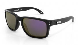 OCULOS HUPI COUGAR PRETO LENTE ROXO ESPELHADO