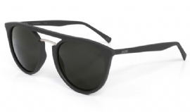 OCULOS HUPI IBIZA PRETO FOSCO LENTE CINZA