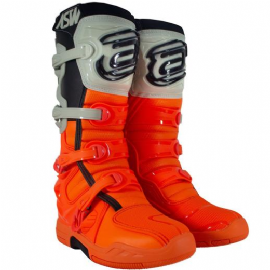 BOTA ASW ELEVATE LARANJA FLUO CINZA