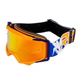 OCULOS RED DRAGON STORM LARANJA AZUL LENTE ESPELHADA