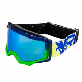 OCULOS RED DRAGON STORM AZUL VERDE LENTE ESPELHADA