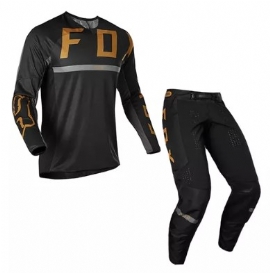 KIT CALCA CAMISA FOX 360 MERZ PRETO