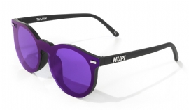 OCULOS HUPI TULUM PRETO LENTE ROXO ESPELHADO