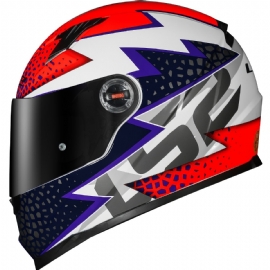 CAPACETE LS2 FF358 SPEEDY WHITE PURPLE ORANGE