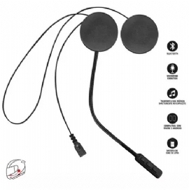 FONE OUVIDO S6 C/ MICROFONE CAPACETE MOTO INTERNO SHIVER BLUETHOOT