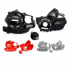 KIT PROTETOR TAMPAS MOTOR XRE300 DEFENDER AMX ACESSORIOS