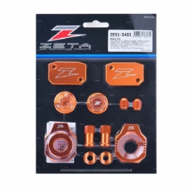 KIT PECAS PERSONALIZADAS KTM EXC / EXCF / XC / XCW / XCF / XCFW 06/23 ANODIZADAS ZETA