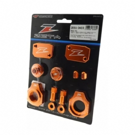 KIT PECAS PERSONALIZADAS KTM SXF250 / SXF350 / SXF450 / XCF250 / XCF350 / XCF450 13/22 ANODIZADAS ZETA