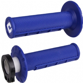 MANOPLA ODI LOCK ON V2 MX HALF WAFFLE BLUE