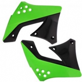 ABA ALETA TANQUE KXF250 09/11 POLISPORT VERDE PRETO