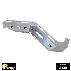 PROTETOR CURVA ESCAPAMENTO KTM EXCF350 17/19 ALUMINIO START RACING