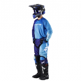 KIT CALCA CAMISA MATTOS RACING PRO GRADIENT 23 AZUL
