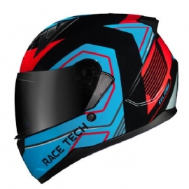 CAPACETE RACE TECH SECTOR EXILIO BLACK BLUE RED