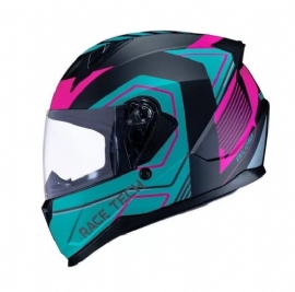 CAPACETE RACE TECH SECTOR EXILIO MATTE BLACK FUCSIA