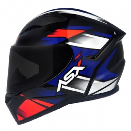 CAPACETE ASX CITY START BRILHO PRETO VERMELHO AZUL