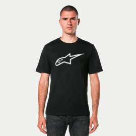 CAMISETA ALPINESTARS AGELESS 20 PRETO BRANCO