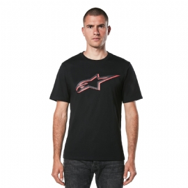 CAMISETA ALPINESTARS SHADOW PRETO VERMELHO