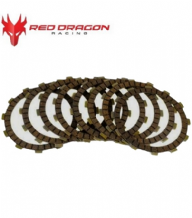 DISCOS EMBREAGEM YZ250 93/10 YZF450 07/16 WRF450 05/16 RED DRAGON