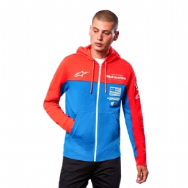 MOLETOM ALPINESTARS H BLOCK HOODIE VERMELHO AZUL