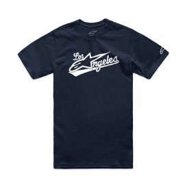 CAMISETA ALPINESTARS LOS ANGELESS AZUL